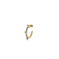 Mono orecchino Rue des Mille Donna GALACTICA in Argento Perla ORZ-013 M7 AU - ORZ-013 M7 AU